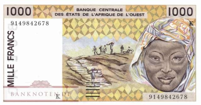 Senegal - 1.000  Francs (#711Ka_UNC)