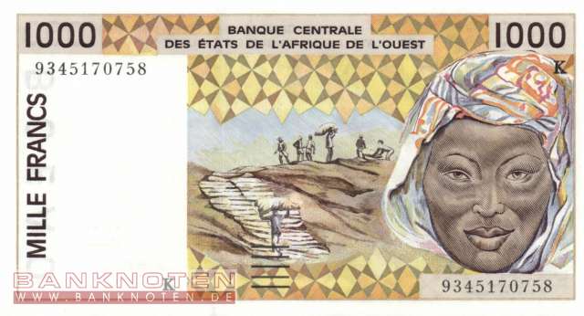 Senegal - 1.000  Francs (#711Kc_UNC)