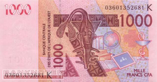 Senegal - 1.000  Francs (#715Ka_UNC)