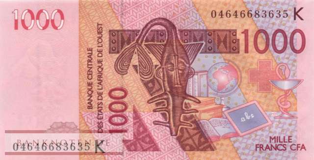 Senegal - 1.000  Francs (#715Kb_UNC)