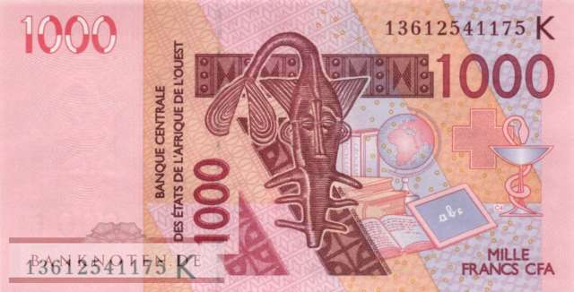 Senegal - 1.000  Francs (#715Kk_UNC)