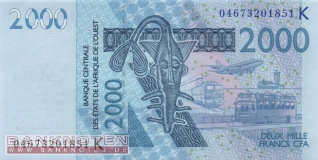 Senegal - 2.000  Francs (#716Kb_UNC)