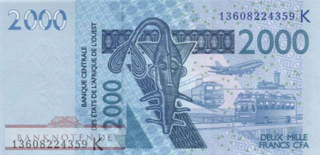 Senegal - 2.000  Francs (#716Ki_UNC)