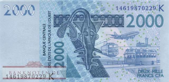 Senegal - 2.000  Francs (#716Kj_UNC)