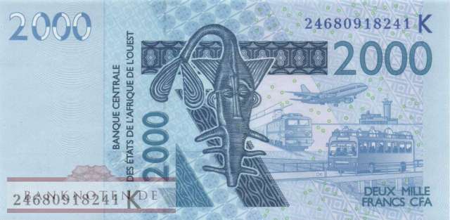 Senegal - 2.000  Francs (#716Kx_UNC)
