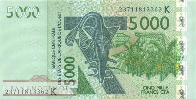 Senegal - 5.000  Francs (#717Kw_UNC)