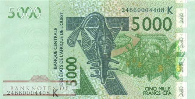 Senegal - 5.000  Francs (#717Kx_UNC)
