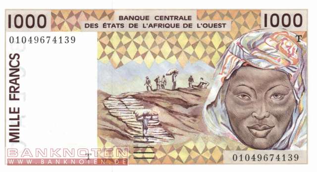 Togo - 1.000  Francs (#811Tk_UNC)