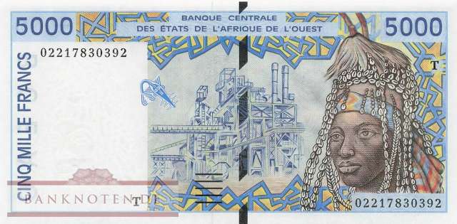 Togo - 5.000  Francs (#813Tk_XF)