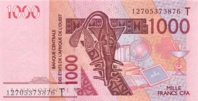 Togo - 1.000  Francs (#815Tg_UNC)