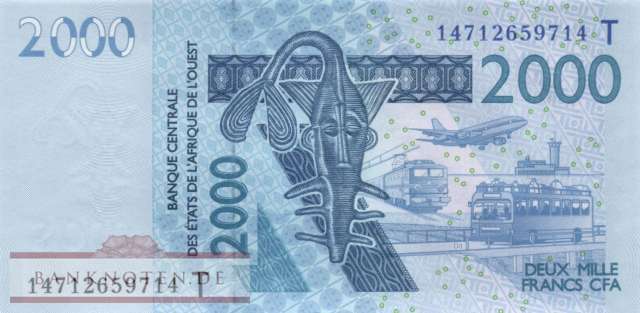 Togo - 2.000  Francs (#816Tg_UNC)
