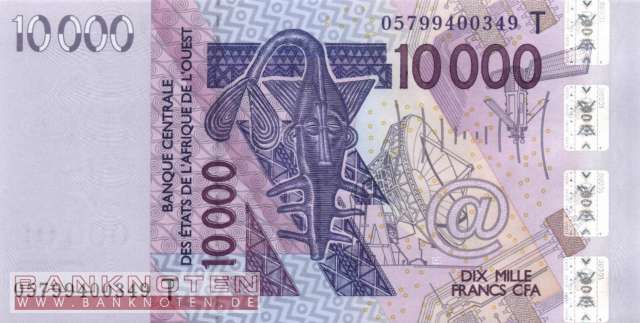 Togo - 10.000  Francs (#818Tc_UNC)