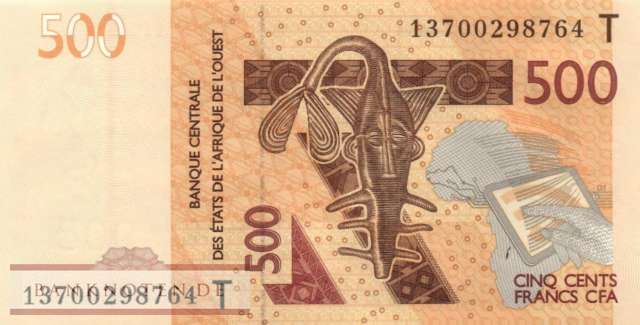 Togo - 500  Francs (#819Tb_UNC)