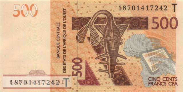 Togo - 500  Francs (#819Tg_UNC)