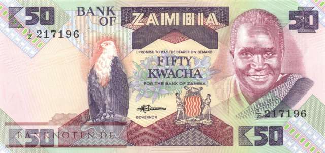 Zambia - 50  Kwacha - Replacement (#028aR_UNC)