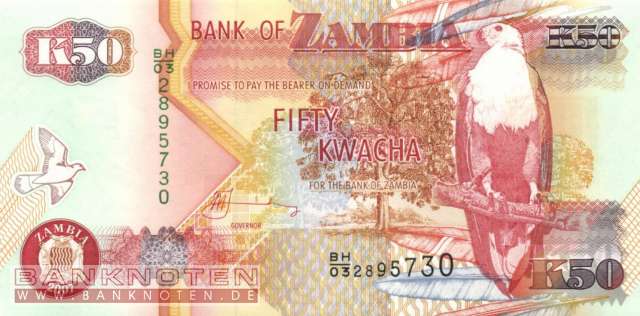 Sambia - 50  Kwacha (#037f_UNC)