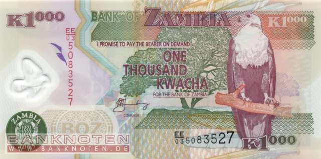 Sambia - 1.000  Kwacha (#044d_UNC)