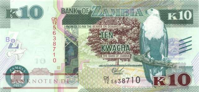 Sambia - 10  Kwacha (#058a_UNC)