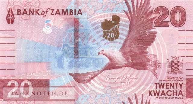 Zambia - 20  Kwacha (#063a_UNC)