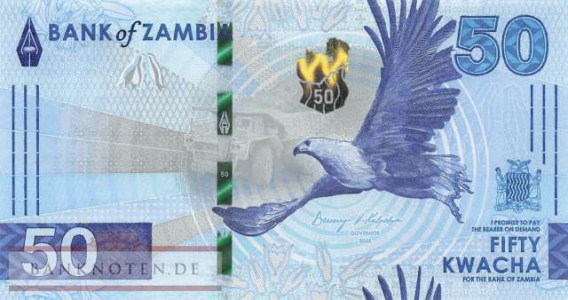 Sambia - 50  Kwacha (#064a_UNC)