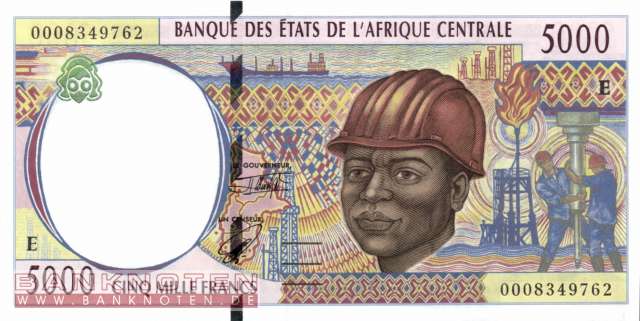 Kamerun - 5.000  Francs (#204Ef_UNC)
