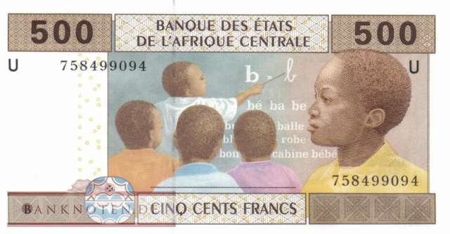 Kamerun - 500  Francs (#206Ue_UNC)