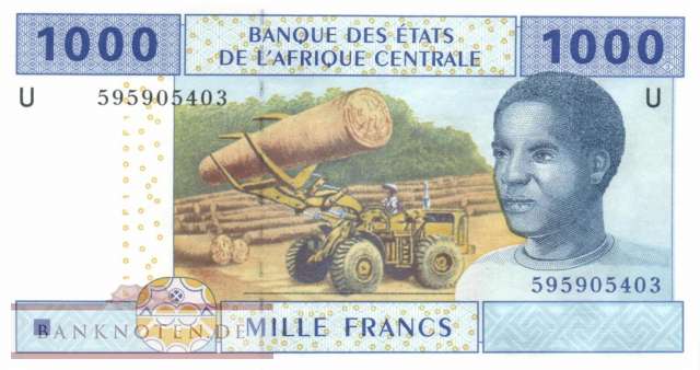 Cameroon - 1.000  Francs (#207Ud_UNC)