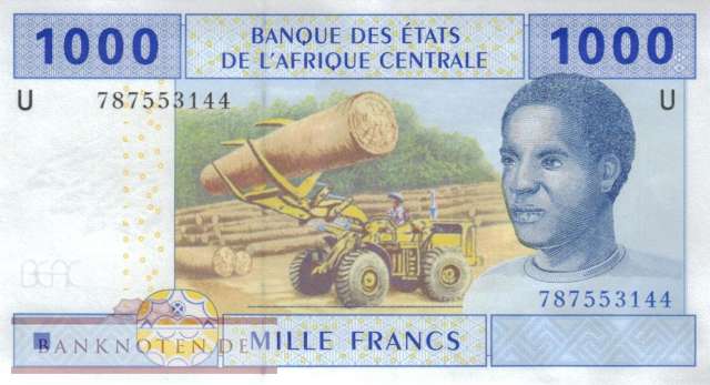 Kamerun - 1.000  Francs (#207Ue_UNC)