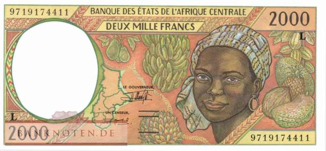 Gabun - 2.000  Francs (#403Ld_UNC)
