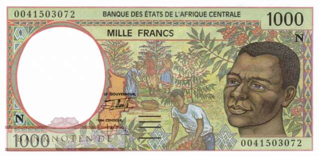 Equatorial Guinea - 1.000  Francs (#502Nh_UNC)