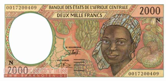 Equatorial Guinea - 2.000  Francs (#503Ng_UNC)