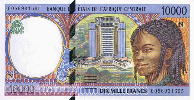 Equatorial Guinea - 10.000  Francs (#505Nf_UNC)