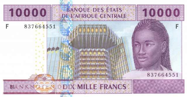 Equatorial Guinea - 10.000  Francs (#510Fc_UNC)