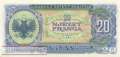 Albania - 20  Franga (#016_UNC)