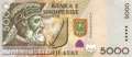 Albanien - 5.000  Leke (#075b_UNC)