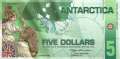 Antarctica - 5  Dollars - private issue (#023_UNC)