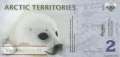 Arktische Region - 2  Polar Dollars - Privatausgabe (#903_UNC)