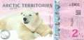 Arktische Region - 2 1/2  Polar Dollars - Privatausgabe (#904_UNC)