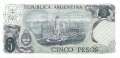 Argentina - 5  Pesos (#294-2-B_UNC)