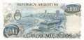 Argentinien - 5.000  Pesos (#305b-U1_UNC)