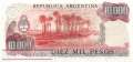 Argentinien - 10.000  Pesos (#306b-G_UNC)