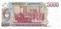 Argentinien - 5.000  Pesos Argentinos (#318a-B_UNC)
