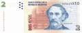 Argentina - 2  Pesos (#352-D-U2_UNC)