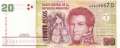 Argentinien - 20  Pesos (#355-D-U3_UNC)