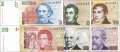 Argentinien:  2 - 100 Pesos (6 Banknoten)