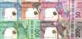 Aruba: 10 - 200 Florin 2019 (5 banknotes)