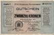 Reichenberg - 20  Kronen (#RNG088c_VF)