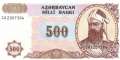 Azerbaijan - 500  Manat (#019b_UNC)