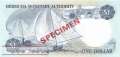Bermudas - 1  Dollar - SPECIMEN (#028s_AU)