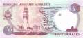 Bermuda - 5  Dollars (#035b_UNC)